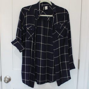 Divided By H&M Flannel Long Sleeve Shirt